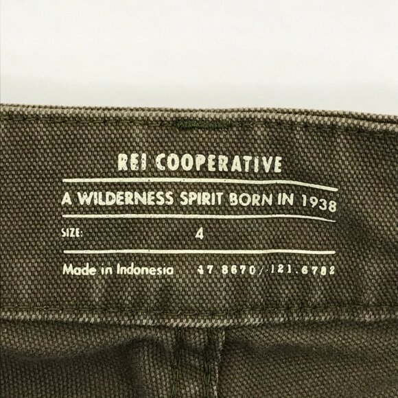 REI Co-op Trailsmith Double Knee Pants Women's Size 4 Green Hiking Outdoor - Picture 9 of 15